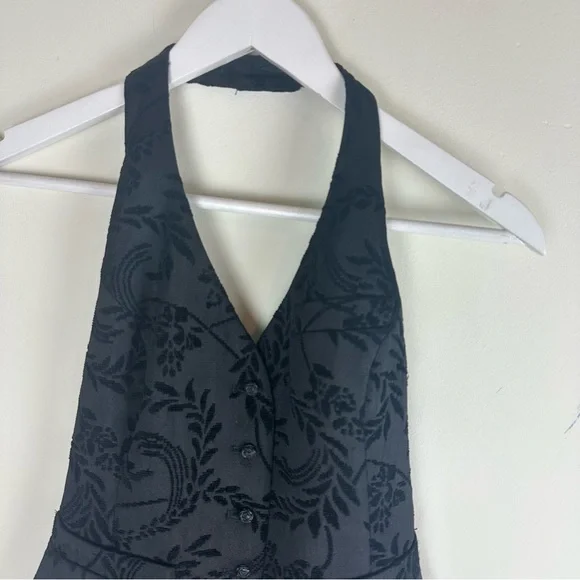 Anne Fontaine Black Brocade Vest - Picture 4 of 10